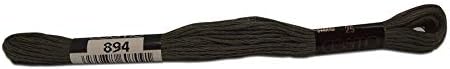 Lecien Japan 2512-894 Cosmo Cotton Embroidery Floss, 8m, Skein Grey