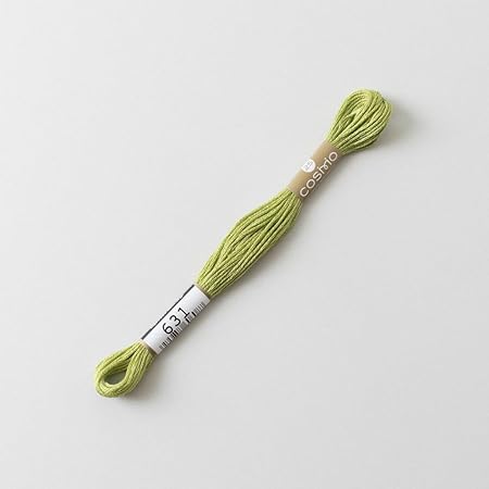 Lecien Japan 2512-631 Cosmo Cotton Embroidery Floss, 8m, Skein Green