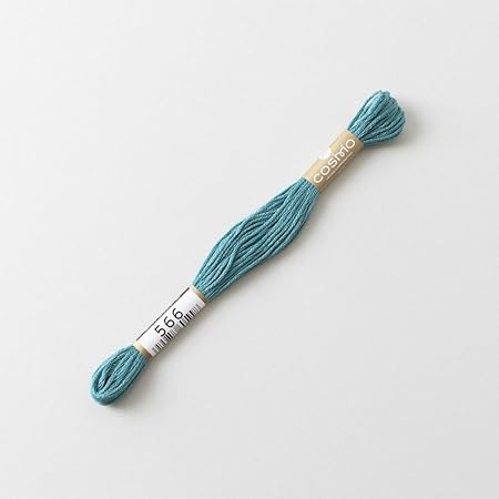 Lecien Japan 2512-566 Cosmo Cotton Embroidery Floss, 8m, Skein Blue