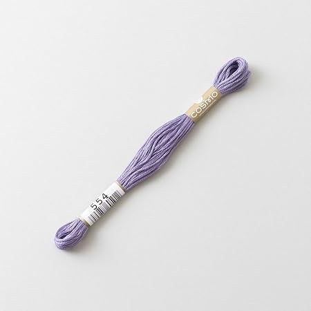 Lecien Japan 2512-554 Cosmo Cotton Embroidery Floss, 8m, Skein Purple