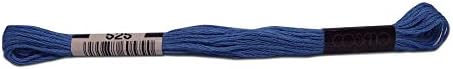 Lecien Japan 2512-525 Cosmo Cotton Embroidery Floss, 8m, Skein Blue