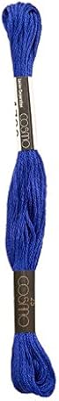 Lecien Japan 2512-4792 Cosmo Cotton Embroidery Floss, 8m, Skein Blue