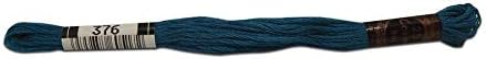 Lecien Japan 2512-376 Cosmo Cotton Embroidery Floss, 8m, Skein Blue