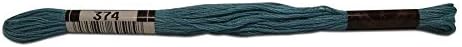 Lecien Japan 2512-374 Cosmo Cotton Embroidery Floss, 8m, Skein Blue