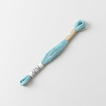 Lecien Japan 2512-2563 Cosmo Cotton Embroidery Floss, 8m, Skein Blue