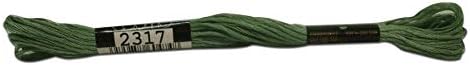 Lecien Japan 2512-2317 Cosmo Cotton Embroidery Floss, 8m, Skein Green