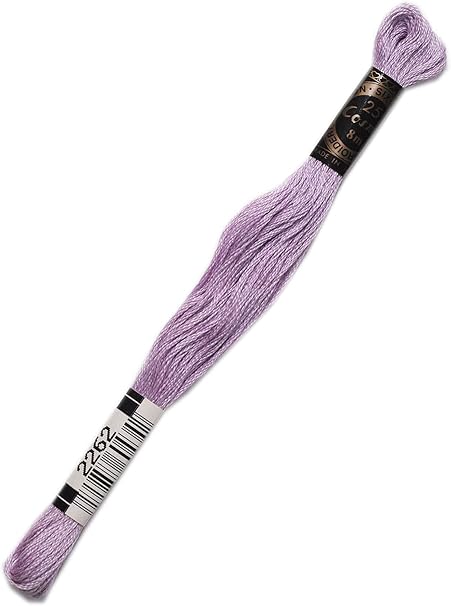 Lecien Japan 2512-2262 Cosmo Cotton Embroidery Floss, 8m, Skein Purple