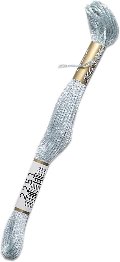 Lecien Japan 2512-2251 Cosmo Cotton Embroidery Floss, 8m, Skein Blue