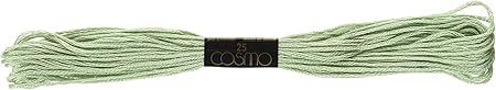 Lecien Japan 2512-317 Cosmo Cotton Embroidery Floss, 8m, Skein Green