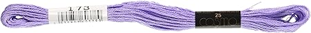 Lecien Japan 2512-173 Cosmo Cotton Embroidery Floss, 8m, Skein Purple