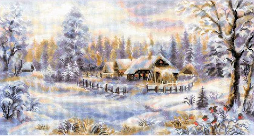 Riolis 172307 Cross Stitch Kit, 16 By 9