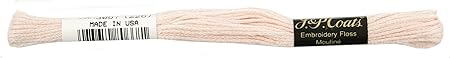 Coats Crochet 6-Strand Embroidery Floss, Baby Pink, 24-Pack