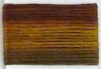 Lecien Japan SE80-8037 Cosmo Seasons Variegated Embroidery Floss, Dark Browns