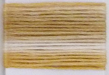 Lecien Japan SE80-8032 Cosmo Seasons Variegated Embroidery Floss, Browns