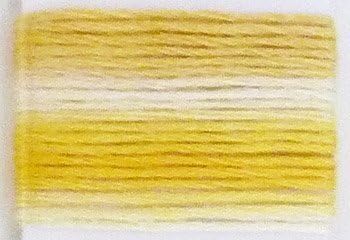 Lecien Japan SE80-8031 Cosmo Seasons Variegated Embroidery Floss, Yellows