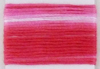 Lecien Japan SE80-8011 Cosmo Seasons Variegated Embroidery Floss, Pinks