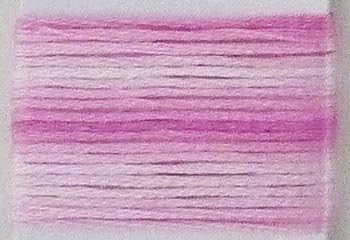 Lecien Japan SE80-8009 Cosmo Seasons Variegated Embroidery Floss, Pinks