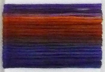 Lecien Japan SE80-8078 Cosmo Seasons Variegated Embroidery Floss, Rust/Blue/Purple