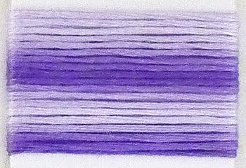 Lecien Japan SE80-8067 Cosmo Seasons Variegated Embroidery Floss, Purples