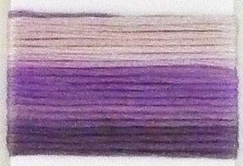 Lecien Japan SE80-8063 Cosmo Seasons Variegated Embroidery Floss, Purples