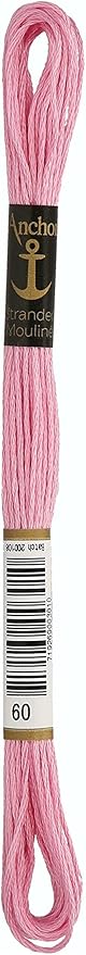 Anchor Maia 6-Strand Embroidery Floss, 8.75-Yard, Magenta Light