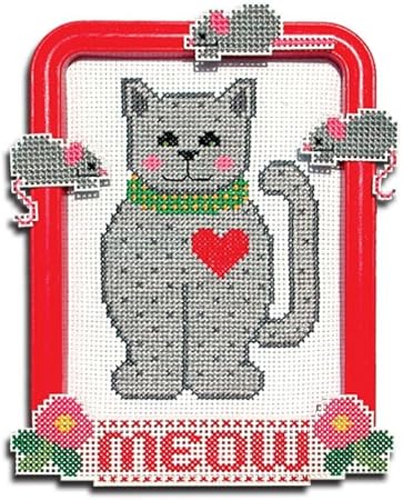 Cat's Meow Counted Cross-Stitcn Kit Stitch, 5