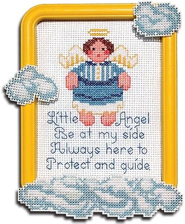 Easy Street Little Angel with Clouds Counted Cross-Stitch Kit