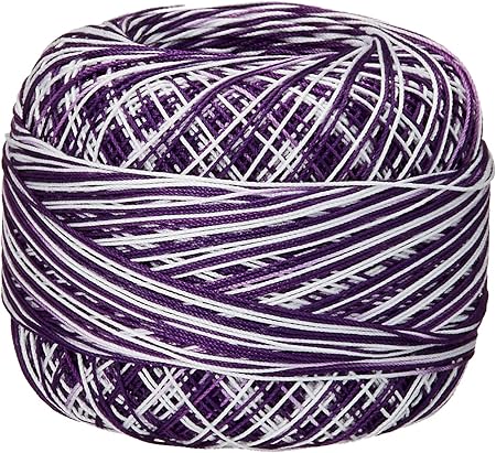 Handy Hands Lizbeth Premium Cotton Thread, Size 40, Purple Twist