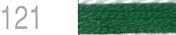 Lecien Japan 2512-121 Cosmo Cotton Embroidery Floss, 8m, Skein Green