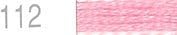 Lecien Japan 2512-112 Cosmo Cotton Embroidery Floss, 8m, Skein Pink