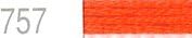 Lecien Japan 2512-757 Cosmo Cotton Embroidery Floss, 8m, Skein Orange