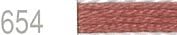 Lecien Japan 2512-654 Cosmo Cotton Embroidery Floss, 8m, Skein Mauve