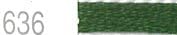 Lecien Japan 2512-636 Cosmo Cotton Embroidery Floss, 8m, Skein Green