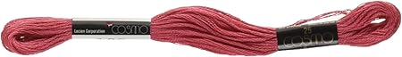 Lecien Japan 2512-106 Cosmo Cotton Embroidery Floss, 8m, Skein Pink