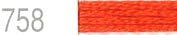 Lecien Japan 2512-758 Cosmo Cotton Embroidery Floss, 8m, Skein Orange