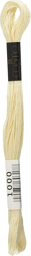 Lecien Japan 2512-1000 Cosmo Cotton Embroidery Floss, 8m, Skein Beige