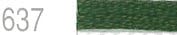 Lecien Japan 2512-637 Cosmo Cotton Embroidery Floss, 8m, Skein Green