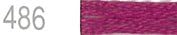 Lecien Japan 2512-486 Cosmo Cotton Embroidery Floss, 8m, Skein Pink