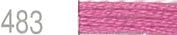 Lecien Japan 2512-483 Cosmo Cotton Embroidery Floss, 8m, Skein Pink