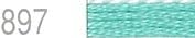 Lecien Japan 2512-897 Cosmo Cotton Embroidery Floss, 8m, Skein Teal