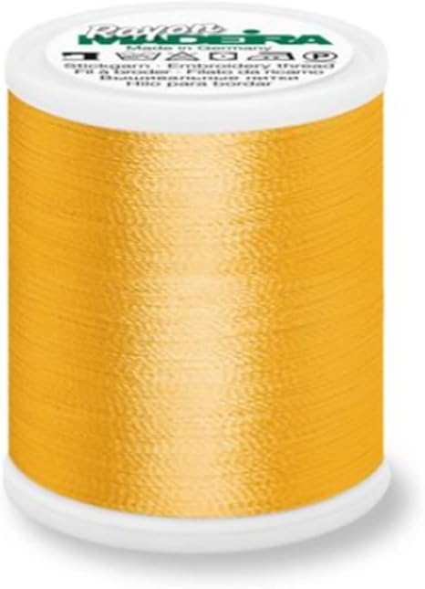 Madeira Rayon 69 Thread, 40wt/1100 yd, Grey/White