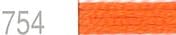 Lecien Japan 2512-754 Cosmo Cotton Embroidery Floss, 8m, Skein Orange