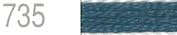 Lecien Japan 2512-735 Cosmo Cotton Embroidery Floss, 8m, Skein Blue