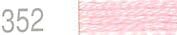 Lecien Japan 2512-352 Cosmo Cotton Embroidery Floss, 8m, Skein Pink