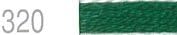 Lecien Japan 2512-320 Cosmo Cotton Embroidery Floss, 8m, Skein Green