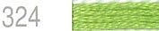 Lecien Japan 2512-324 Cosmo Cotton Embroidery Floss, 8m, Skein Green