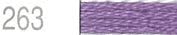 Lecien Japan 2512-263 Cosmo Cotton Embroidery Floss, 8m, Skein Purple