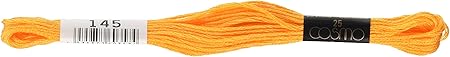 Lecien Japan 2512-145 Cosmo Cotton Embroidery Floss, 8m, Skein Orange