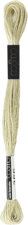 Lecien Japan 2512-366 Cosmo Cotton Embroidery Floss, 8m, Skein Neutral