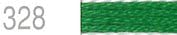 Lecien Japan 2512-328 Cosmo Cotton Embroidery Floss, 8m, Skein Green